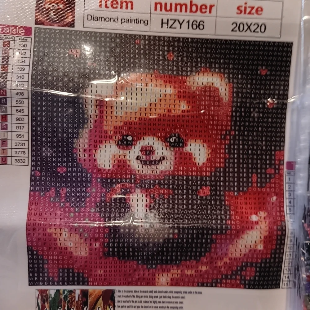 Red Panda Diamond Painting Kit 20x20